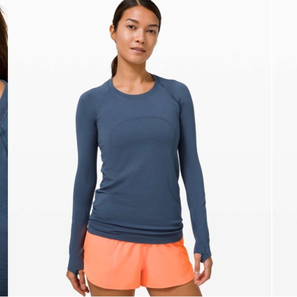 Swiftly Tech Long-Sleeve Shirt 2.0 Iron Blue